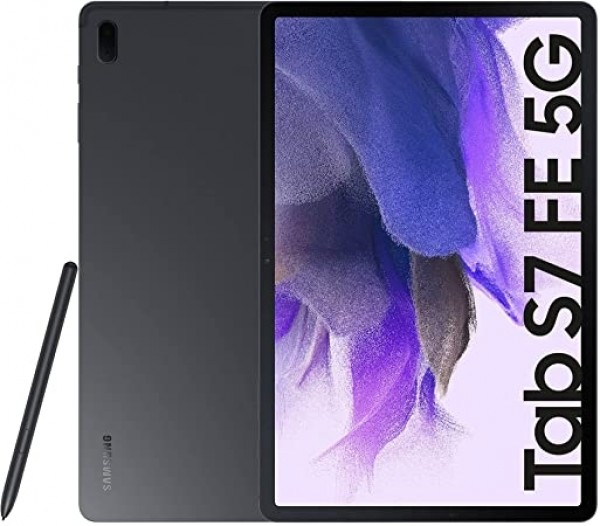 TABLET SAMSUNG TAB S7 FE 5G SM T736 12.4" 64 GB OCTA CORE 8 MP WIFI BLUETOOTH ANDROID MYSTIC BLACK