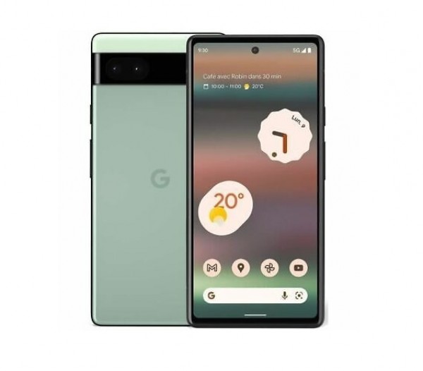 SMARTPHONE GOOGLE PIXEL 6A 5G G1AZG 128 GB DUAL SIM 6,134" OCTA CORE DOPPIA FOTOCAMERA 12,2 MP VERDE SALVIA