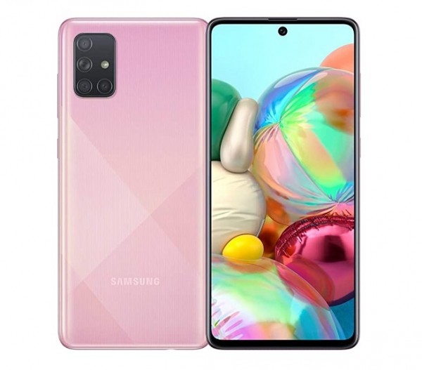 SMARTPHONE SAMSUNG GALAXY A71 SM A715F 128 GB DUAL SIM OCTA CORE 6.7" SUPER AMOLED PLUS 4G LTE WIFI BLUETOOTH 4 FOTOCAMERE PRISM CRUSH PINK / ROSA
