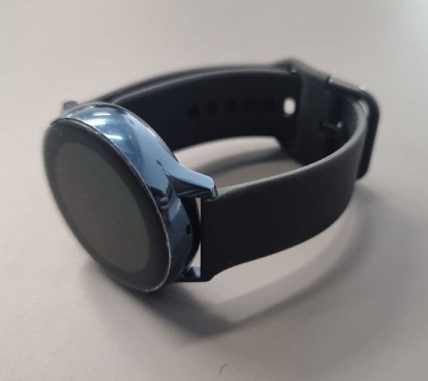 SMARTWATCH SAMSUNG GALAXY WATCH ACTIVE SM R500 1.1" SUPER AMOLED 4 GB DUAL CORE WIFI BLUETOOTH NFC CASSA VERDE CINTURUINO NERO