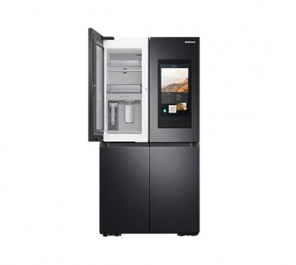 FRIGORIFERO SAMSUNG RF65A977FB1 4 PORTE FAMILY HUB 90 CM 637 L NERO DISPLAY ESTERNO DISPENSER CARAFFA INTEGRATA LIBERA INSTALLAZIONE CLASSE F