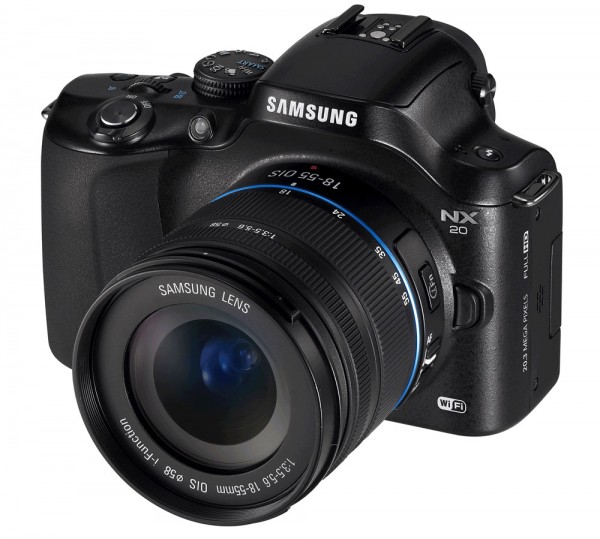 FOTOCAMERA SAMSUNG EV NX20 REFLEX 3" AMOLED SMART 20 Mpx WI-FI NERA