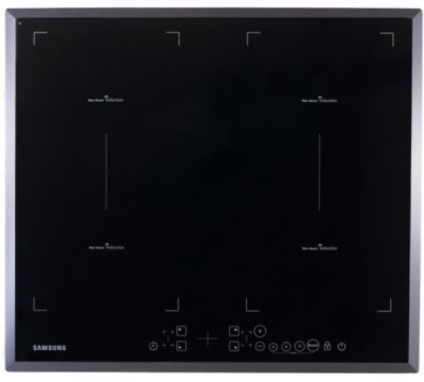 PIANO COTTURA SAMSUNG CTN364N006 60 CM VETROCERAMICA A INDUZIONE 4 ZONE DI COTTURA CONTROLLI TOUCH NERO