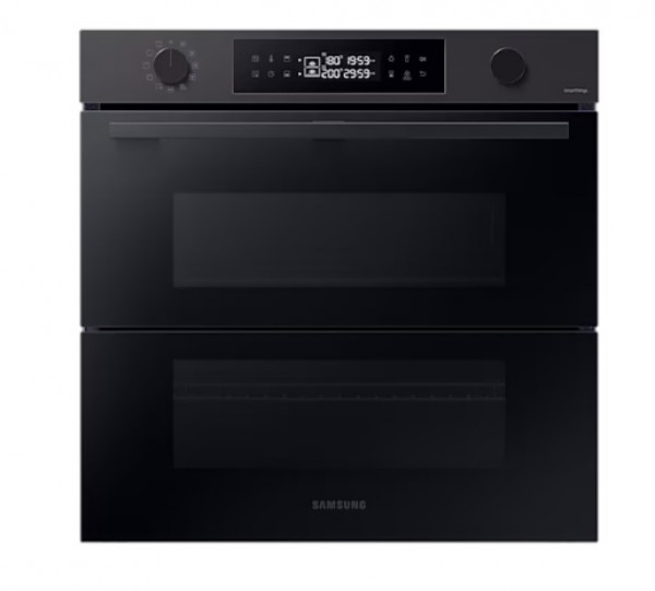 FORNO SAMSUNG AD INCASSO NV7B45502AB / NV7B4540VBB 60 CM 76 L DUAL COOK FLEX SERIE 4 DOPPIA PORTA VAPORE GRILL WIFI DISPLAY LED NERO CLASSE A+