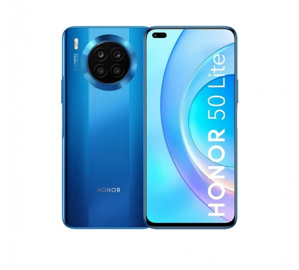 SMARTPHONE HONOR 50 LITE NTN LX1 128 GB DUAL SIM 6.67" 4G LTE QUADRUPLA FOTOCAMERA 64 MP DEEP SEA BLUE