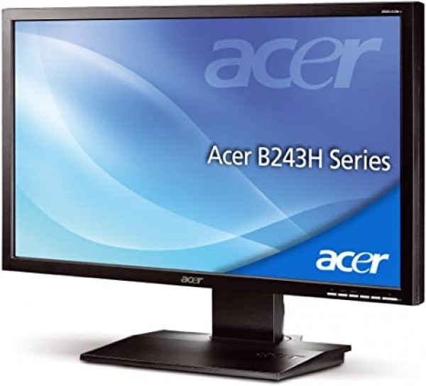 MONITOR 24" ACER B243HLAOYMDR LED FULL HD VGA ALTOPARLANTI INCORPORATI GRIGIO