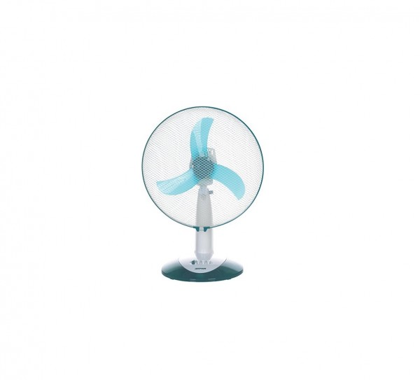 VENTILATORE DA TAVOLO ZEPHIR PBL40 40 CM OSCILLAZIONE ORIZZONTALE 3 VELOCITA' BIANCO / VERDE