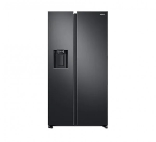 FRIGORIFERO SAMSUNG SIDE BY SIDE RS68N8331B1 SERIE 8000 NERO 639 L NO FROST PREMIUM DISPENSER ACQUA E GHIACCIO LIBERA INSTALLAZIONE CLASSE F