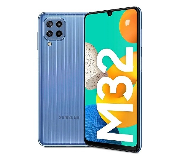 SMARTPHONE SAMSUNG GALAXY M32 SM M325F 128 GB DUAL SIM 6.4" 4G LTE WIFI QUATTRO FOTOCAMERE OCTA CORE BLUE