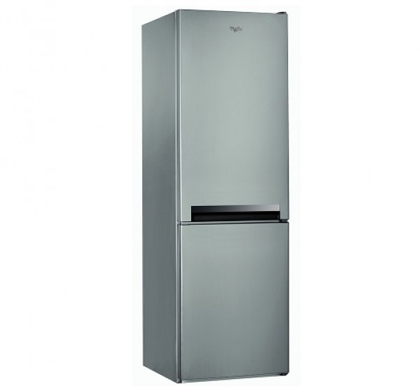 FRIGORIFERO WHIRLPOOL BSNF 8101 0X COMBINATO 60 CM 319 L 6° SENSO LIBERA INSTALLAZIONE INOX CLASSE A+