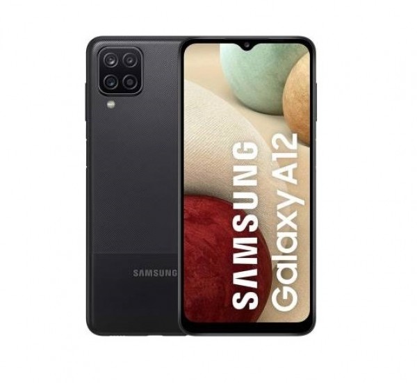 SMARTPHONE SAMSUNG GALAXY A12 (2021) SM A127F DUAL SIM 128 GB OCTA CORE 6.5" 4G LTE WIFI BLUETOOTH QUATTRO FOTOCAMERE NERO