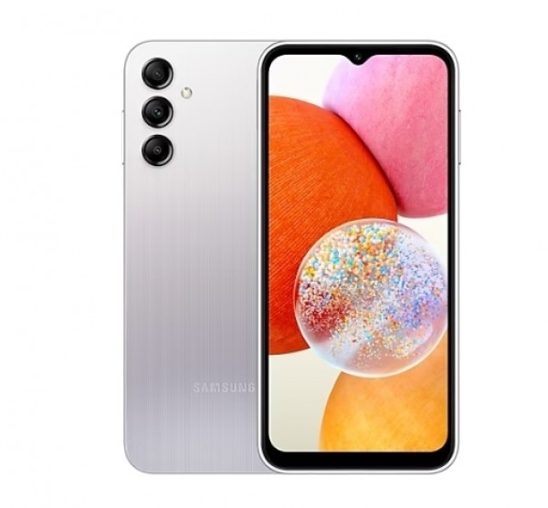 SMARTPHONE SAMSUNG GALAXY A14 SM A145R DUAL SIM 64 GB OCTA CORE 6.6" 4G LTE WIFI 50 MP SILVER