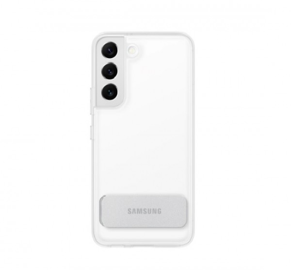 SAMSUNG GALAXY S22 CLEAR STANDING COVER / CUSTODIA PER CELLULARE EF-JS901CTEGWW TRASPARENTE
