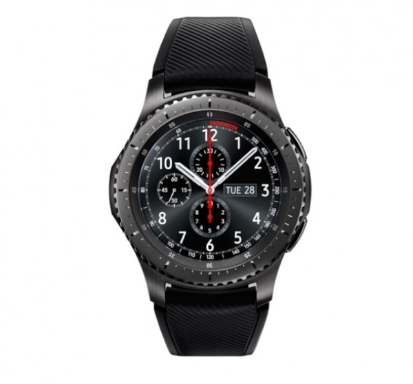 SMARTWATCH SAMSUNG GALAXY GEAR S3 FRONTIER LTE SM R765 1.3" SUPER AMOLED 4 GB DUAL CORE WIFI NFC BLUETOOTH NERO