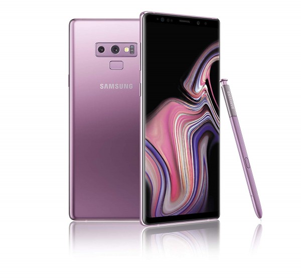 SMARTPHONE SAMSUNG GALAXY NOTE 9 SM N960F 6.4" DUAL EDGE SUPER AMOLED 512 GB OCTA CORE 4G LTE WIFI 12 MP + 12 MP ANDROID LAVENDER PURPLE