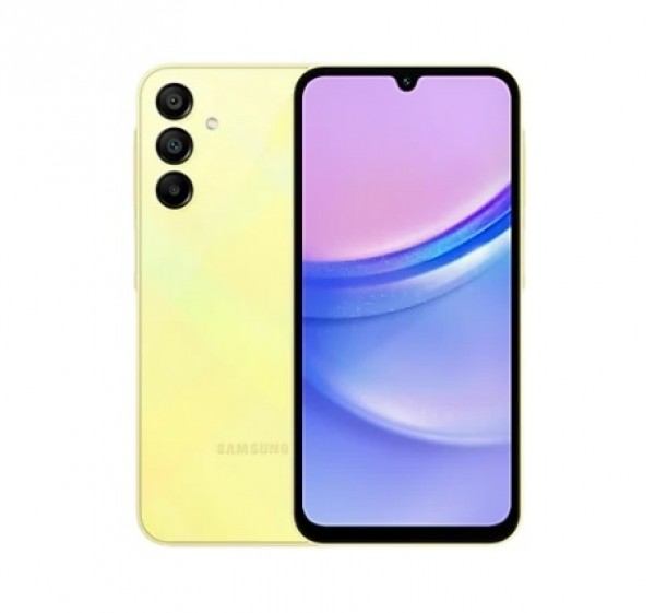 SMARTPHONE SAMSUNG GALAXY A15 SM A155F DUAL SIM 128 GB OCTA CORE 6.5" 4G LTE WIFI TRIPLA FOTOCAMERA 50 MP YELLOW / GIALLO