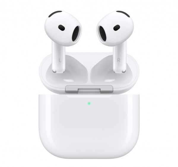 CUFFIE / AURICOLARI AIRPODS 4 APPLE CANCELLAZIONE ATTIVA DEL RUMORE CUSTODIA DI RICARICA USB‑C CON ALTOPARLANTE BLUETOOTH BIANCO
