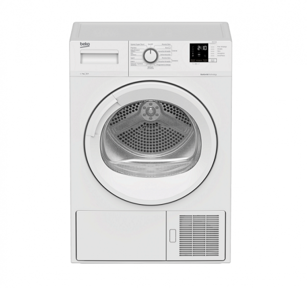 ASCIUGATRICE BEKO DRXS712W 7 KG SLIM CARICO FRONTALE POMPA DI CALORE 15 PROGRAMMI LIBERA INSTALLAZIONE CLASSE A+