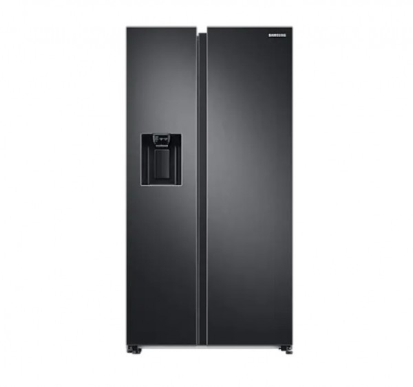 FRIGORIFERO SAMSUNG SIDE BY SIDE RS68A8821B1 SERIE 8000 NERO 634 L NO FROST PREMIUM DIGITAL INVERTER DISPENSER ACQUA E GHIACCIO CLASSE E