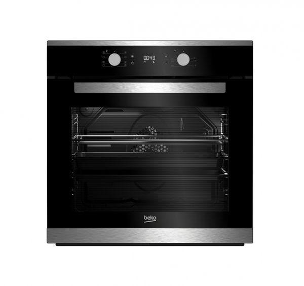 FORNO BEKO BIM15300XS MULTIFUNZIONE 60 CM 71 L AD INCASSO 8 FUNZIONI GRILL ELETTRICO INOX CLASSE A