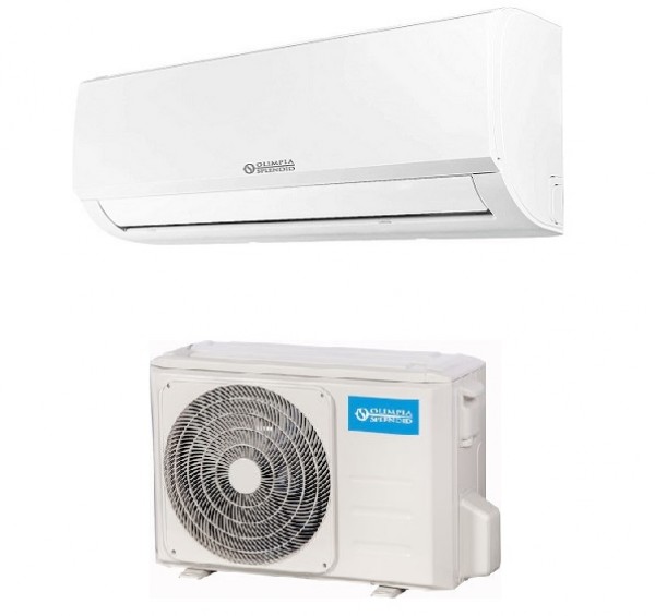 CLIMATIZZATORE / CONDIZIONATORE OLIMPIA SPLENDID ARYAL S1 E 10 C OS-SEAPH10EI + OS-KENEH12EI MONOSPLIT 10000 BTU POMPA DI CALORE INVERTER R32 CLASSE A++/A+