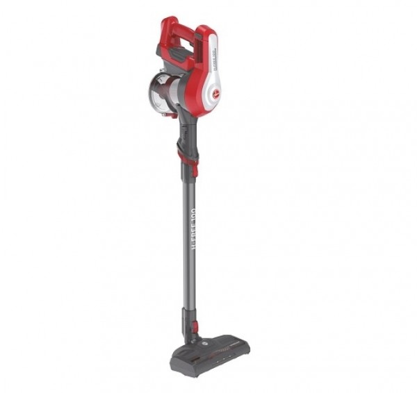 SCOPA ELETTRICA / ASPIRAPOLVERE HOOVER H-FREE 100 HF122RH 011 SENZA FILO SENZA SACCO 0.9 l 22 V SILVER / RED