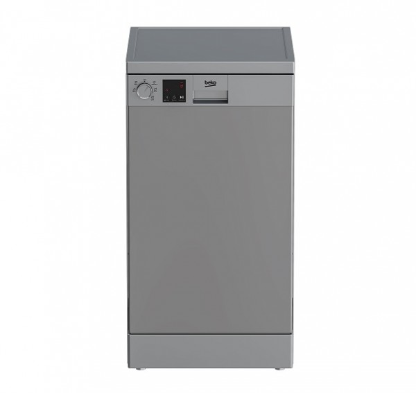LAVASTOVIGLIE BEKO DVS05024S 10 COPERTI SLIM 45 CM LIBERA INSTALLAZIONE 5 PROGRAMMI PARTENZA RITARDATA ARGENTO / INOX