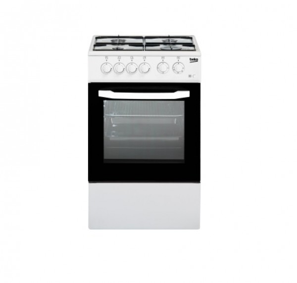 CUCINA ELETTRICA STATICA BEKO CSS 42014 FW 50x50 CM GAS 4 FUOCHI FORNO 54 L LIBERA INSTALLAZIONE BIANCO CLASSE A