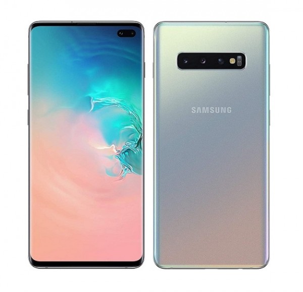 SMARTPHONE SAMSUNG GALAXY S10 PLUS SM G975F 128 GB DUAL SIM 6.4" 4G LTE WIFI 12 + 16 + 12 MP OCTA CORE PRISM SILVER