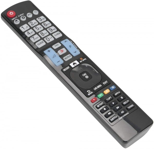 TELECOMANDO UNIVERSALE ORIGINALE LG AKB74455403 NERO PER TV 42 PW 450, M2450DPZMAEUWLUP, MKJ 61842701, 42PC1RV 42PC1RV-ZJAEULLMP, 22 LE 3320-ZA, 26 LV 2500