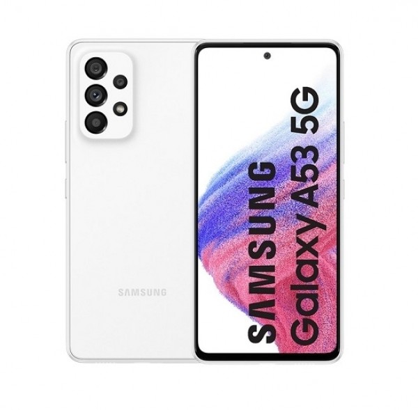 SMARTPHONE SAMSUNG GALAXY A53 5G SM A536B 256 GB DUAL SIM OCTA CORE 6.5" SUPER AMOLED 64 MP ANDROID AWESOME WHITE / BIANCO