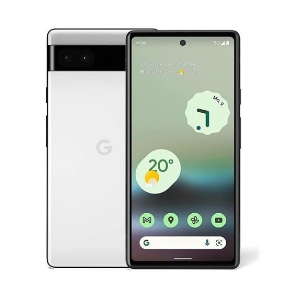 SMARTPHONE GOOGLE PIXEL 6A 5G G1AZG 128 GB DUAL SIM 6,134" OCTA CORE DOPPIA FOTOCAMERA 12,2 MP GRIGIO CHIARO