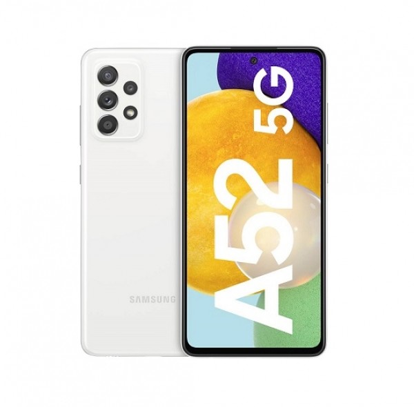 SMARTPHONE SAMSUNG GALAXY A52 5G SM A526B 256 GB DUAL SIM OCTA CORE 6.5" SUPER AMOLED QUADRUPLA FOTOCAMERA AWESOME WHITE / BIANCO