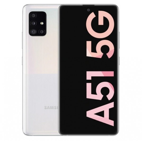 SMARTPHONE SAMSUNG GALAXY A51 5G SM A516B DUAL SIM 128 GB OCTA CORE 6.5" SUPER AMOLED QUATTRO FOTOCAMERE PRISM CUBE WHITE / BIANCO