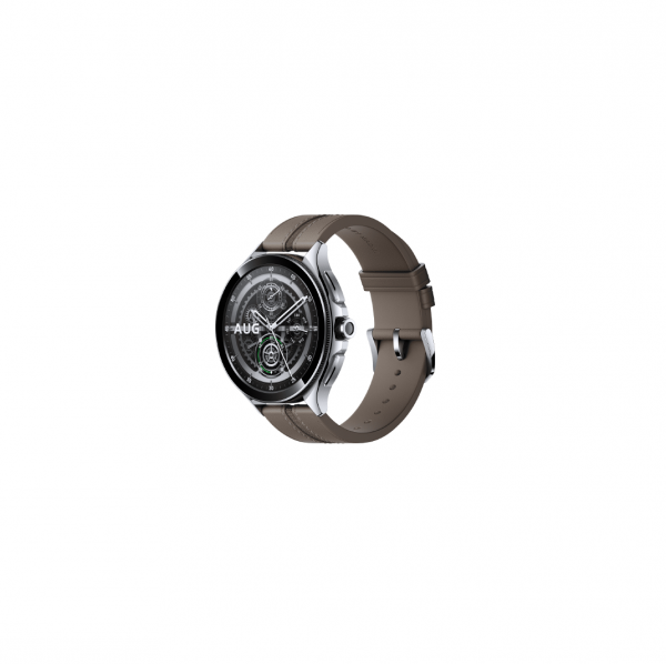 SMARTWATCH XIAOMI WATCH 2 PRO M2233W1 1.43" AMOLED GPS BLUETOOTH 4G LTE WIFI CASSA SILVER CINTURINO BROWN