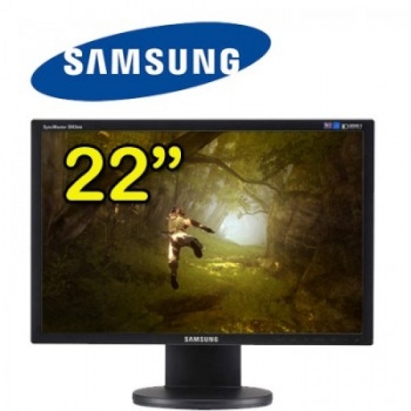 MONITOR LCD 22" SAMSUNG SYNCMASTER 2243BW 1680 x 1050 VGA NERO