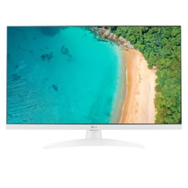 MONITOR TV 27" LG 27TQ615S-WZ LED SERIE TQ615S FULL HD IPS SMART WIFI BLUETOOTH webOS 22 HDMI USB BIANCO