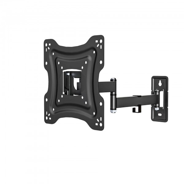 SUPPORTO / STAFFA UNIVERSALE ZEPHIR ZST003 3 SNODI PER INSTALLAZIONE TV A PARETE DA 17" A 42" NERO