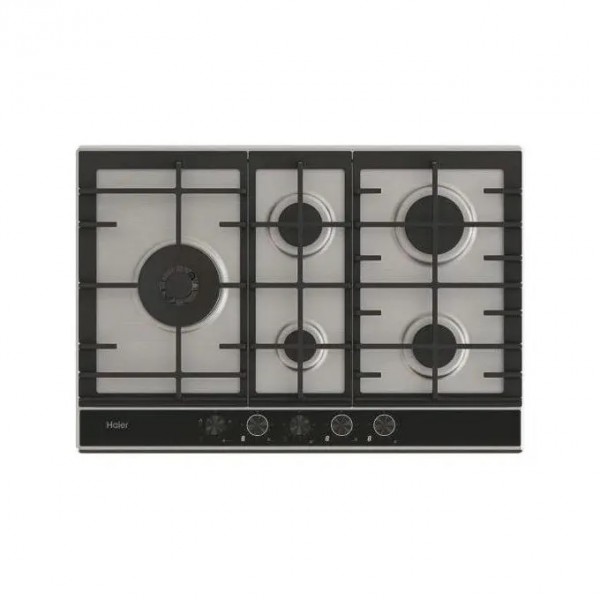 PIANO COTTURA HAIER HAHG7WL5WS6X-1 GAS 75 CM 5 FUOCHI INOX / NERO