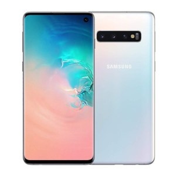 SMARTPHONE SAMSUNG GALAXY S10 SM G973F 128 GB 6.1" 4G LTE WIFI 12 + 16 + 12 MP OCTA CORE PRISM WHITE