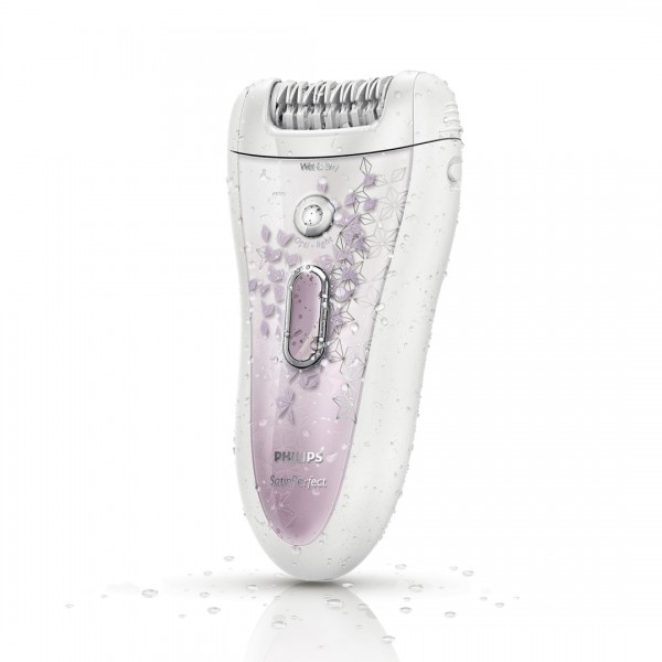 EPILATORE PHILIPS SATIN PERFECT HP6577/00 RICARICABILE 2 IMPOSTAZIONI DI VELOCITA' WET&DRY TESTINA DI RASATURA