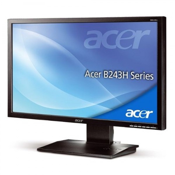 MONITOR 24" ACER B243HLLOYMDR LED FULL HD VGA ALTOPARLANTI INCORPORATI GRIGIO