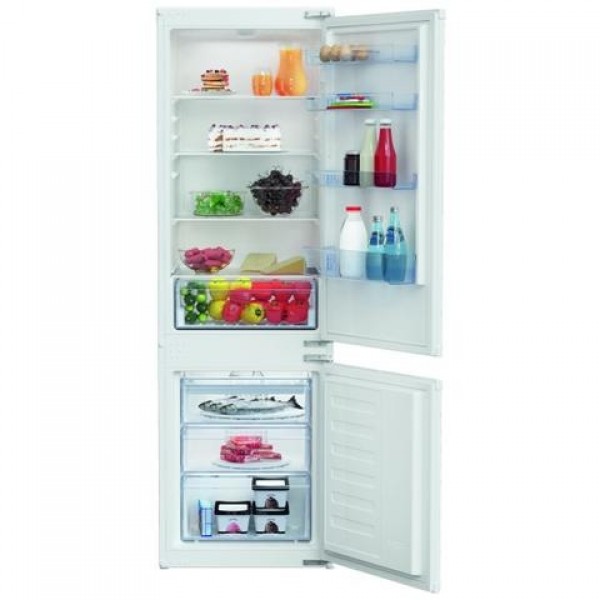 FRIGORIFERO BEKO BCHA275K2S STATICO COMBINATO DA INCASSO 262 L 54 CM SEMI NO FROST BIANCO CLASSE A+