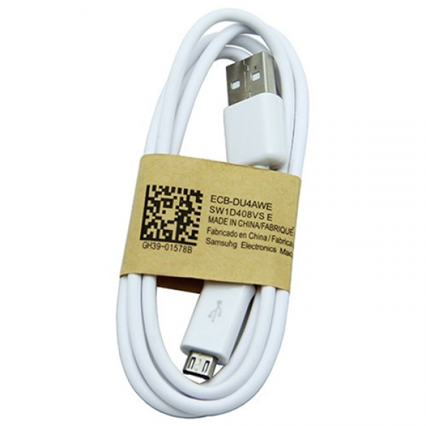 CAVO DATI USB ORIGINALE SAMSUNG GH39 01578B BIANCO RICARICA / SINCRONIZZAZIONE GALAXY S4 NOTE TAB 3 *** SPEDIZIONE GRATIS ***