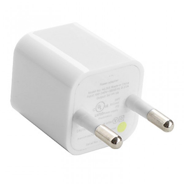 CARICABATTERIE / ADATTATORE FLEXTRONICS A1265 BIANCO 5 V 1 A COMPATIBILE PER IPHONE E IPOD