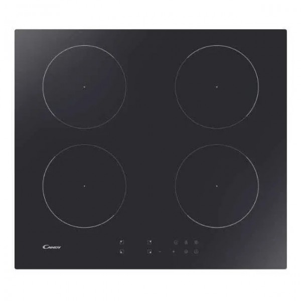 PIANO COTTURA INDUZIONE CANDY CITT642C 4 FUOCHI 59 CM VETROCERAMICA NERO