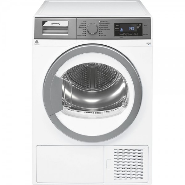 ASCIUGATRICE SMEG DHT73LIT 7 KG CARICO FRONTALE CONDENSAZIONE POMPA DI CALORE INVERTER 15 PROGRAMMI LIBERA INSTALLAZIONE CLASSE A+++
