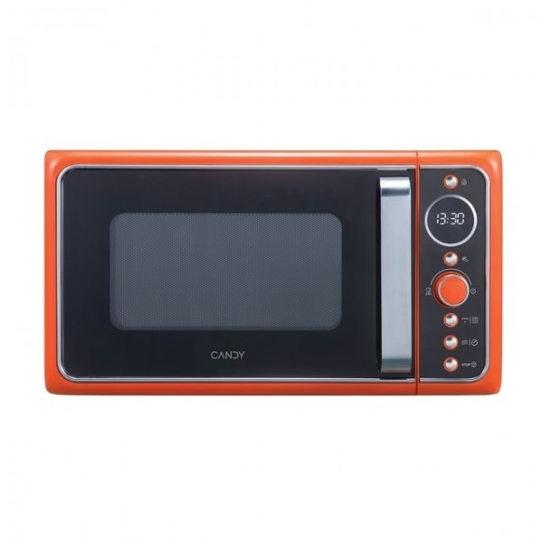 FORNO MICROONDE CANDY DIVO G20CO 20 L 700 W GRILL 6 LIVELLI DI POTENZA PROGRAMMI DI COTTURA AUTOMATICI LIBERA INSTALLAZIONE ARANCIONE