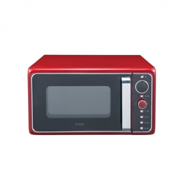 FORNO MICROONDE CANDY DIVO G25CR 25 L 900 W GRILL 6 LIVELLI DI POTENZA PROGRAMMI DI COTTURA AUTOMATICI LIBERA INSTALLAZIONE ROSSO