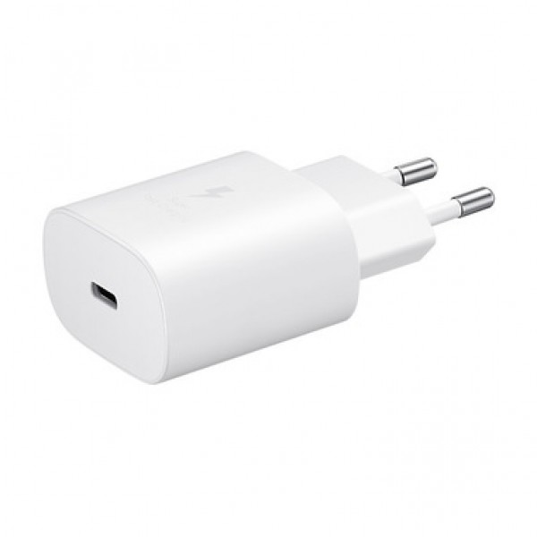CARICABATTERIE / ADATTATORE ORIGINALE SAMSUNG EP TA800NWEGEU RICARICA ULTRA RAPIDA 25W BIANCO